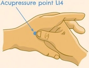 acupressure points for toothache Point LI4